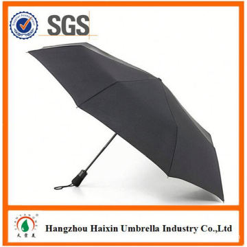Cheap Prices!! Factory Supply black 2 folded umbrella with Crooked Handle